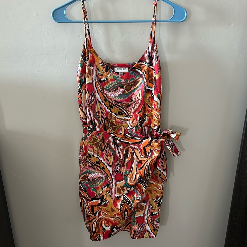 Wrap dress silk